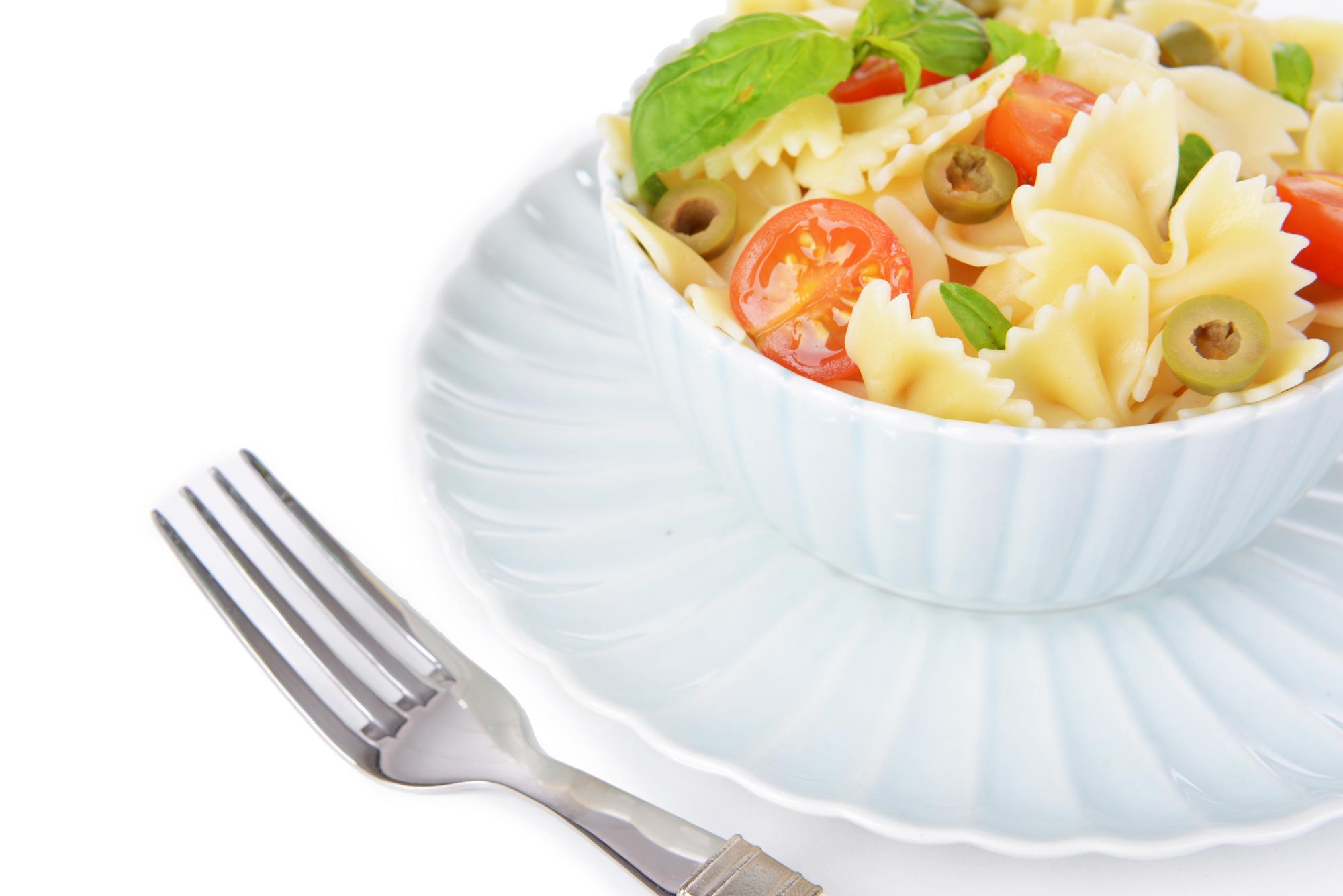 Finished quick pasta dish